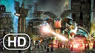 Transformers Cybertron War Fight Scene FULL BATTLE 4K ULTRA HD