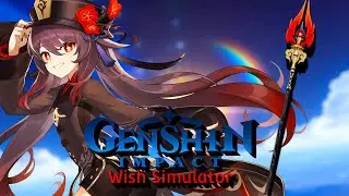 Competing for C6R5 Hu Tao in the Genshin Impact Wish Simulator | ft. DiverseDokiStories