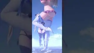 MMD Giantess Bikini Sora Crush City 