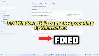 How to fix Windows Help pages keep opening by themselves | 2024