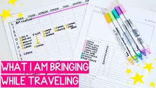 WEEKLY PLAN WITH ME FOR TRAVEL