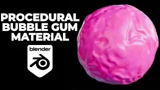 Bubble gum material in Blender