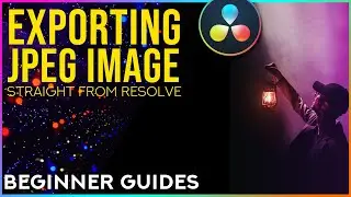 Export Jpeg From DaVinci Resolve