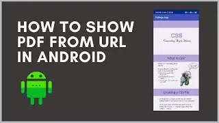 How to Download pdf and Open in pdfviewer | pdf reader App Android studio|  hindi | part two