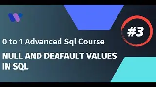 NULL AND DEFAULT VALUES IN SQL - SQL