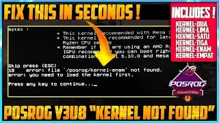 [FIX] POSROG V3U8 