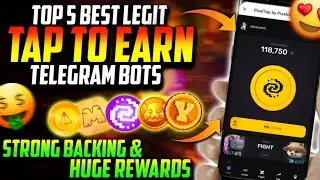Top 5 Best *TAP TO EARN* Crypto Games Listing Soon 😍| Confirmed Airdrops with Huge Rewards Expected🔥