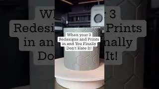 3rd version of this 3d printed planter! #3dprinting #3dprinted #houseplants #funny