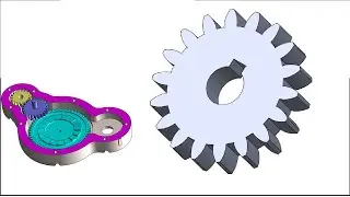 Pinion Gear design in Solidworks