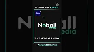 Logo Reveal Animation in After Effects | Shape Morphing Transition 