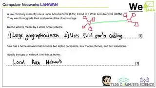 1.3 Computer Networks - GCSE OCR Computer Science J277 Paper 1 - Exam Questions and Recap