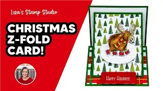 A Surprising DIY Christmas Z Fold Card | No Specialty Dies Needed