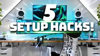 5 Cheap Hacks To Improve Your Desk Setup!