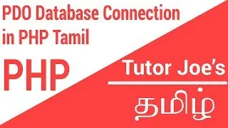 PHP Data Object Database Connection In MySQL Tamil