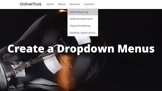 How to Make Drop Down Menu in HTML/CSS