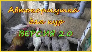 ДОЛГОЖДАННАЯ!!! Автоматическая кормушка для кур несушек. ВЕРСИЯ 2.0. DIY