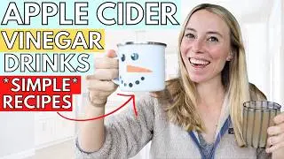 3 *EASY* Ways To Use Apple Cider Vinegar For Weight Loss [Recipes + Tips]