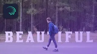 How to Create Text Behind Moving Objects Effect in Alight Motion