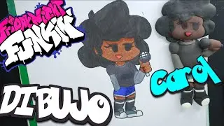 COMO DIBUJAR A CAROL DE FNF | FÁCIL| PASO A PASO | how to draw CAROL | FRIDAY NIGHT FUNKI-REMASTERED
