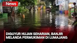 Diguyur Hujan Seharian, Banjir Melanda Permukiman Warga di Lumajang - iNews Pagi 19/04