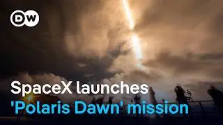 SpaceX launches 'Polaris Dawn' mission with all-civilian crew | DW News