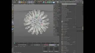 Animation virus Cinema 4D