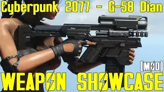 Fallout 4: Cyberpunk 2077 - G-58 Dian - Weapon Mod Showcase