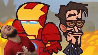 НАСТОЯЩАЯ ВЕРСИЯ ЖЕЛЕЗНЫЙ ЧЕЛОВЕК (The Ultimate Iron Man Recap Cartoon) | РЕАКЦИЯ