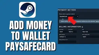 How To Add Money/Funds  To Steam Wallet With Paysafecard (Use/Pay With Paysafe On Steam)