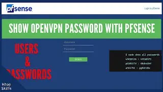 How to find OpenVPN credentials username and password pfsense / pfsense tutorial