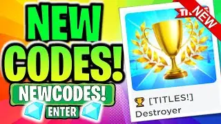 ⭐ [🏆TITLES UPDATE!] DESTROYER SIMULATOR CODES⭐