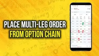 How to Place Multi-leg Order from Option Chain | Option Chain | Flip Mobile | Geojit