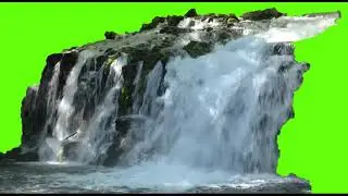 Blue Screen River Animation