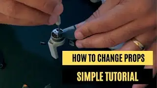 How to replace propellers | Change DJI MINI 2 props (subtitled)