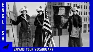 Women's Suffrage Movement | English Listening Lesson (Describing Photos)