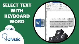 How to Select Text in Word KEYBOARD ✅ #Shorts