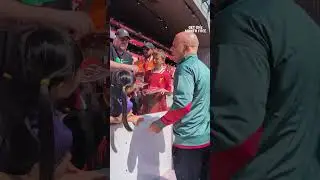 Arne meets the fans at Anfield