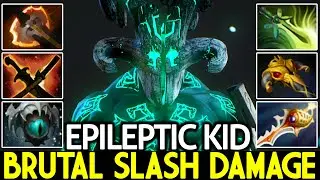 EPILEPTIC KID [Juggernaut] Brutal Slash Damage Monster Late Game Dota 2