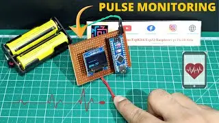 Arduino Based Pulse Monitoring | ECG Signal Display Using Pulse Sensor & OLED | Arduino Project