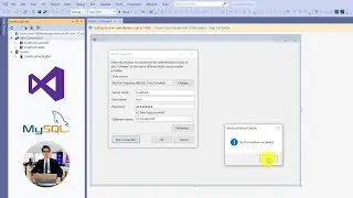 C# MySQL POS 12. Create a new project and connect MySQL to Visual Studio