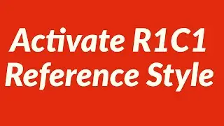 Activate R1C1 Reference Style Automatically