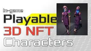 In game playable 3D NFTs