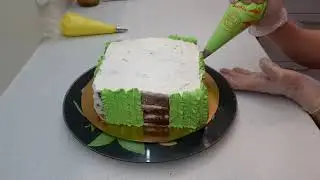 торт Майнкрафт