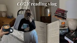 COZY READING VLOG 📖 ✨ book shopping + haul,  anticipated new releases, annotating & more