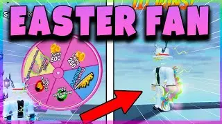 [NEW CODE] SHOWCASING NEW EASTER FAN + HOW TO GET IN BLADE BALL! (Roblox)
