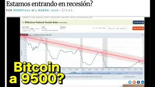 Esta comenzando la resesion Mundial?  Bitcoin en camino a 9500?