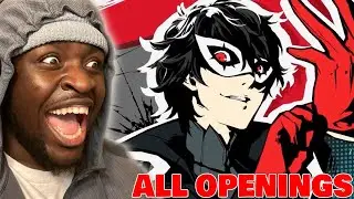 STRAIGHT BANGERS!!!!! | PERSONA 1-5 ALL OPENINGS REACTION!!!!