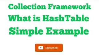 What is Hashtable in java with simple example