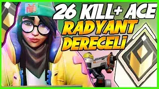 VALORANT KILLJOY 1V5 ACE - RADYANT 26 KILL! FUTBOLİST MAGOO İLE DERECELİ