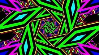 Retro Psychedelic Kaleidoscope Loop | Sky Fx